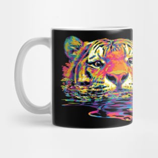 Rainbow Swimming Tiger Mug